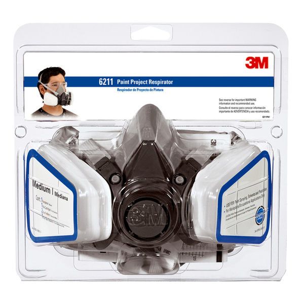 3M Medium Tekk Protection Paint Project Respirator 6211PA1-A